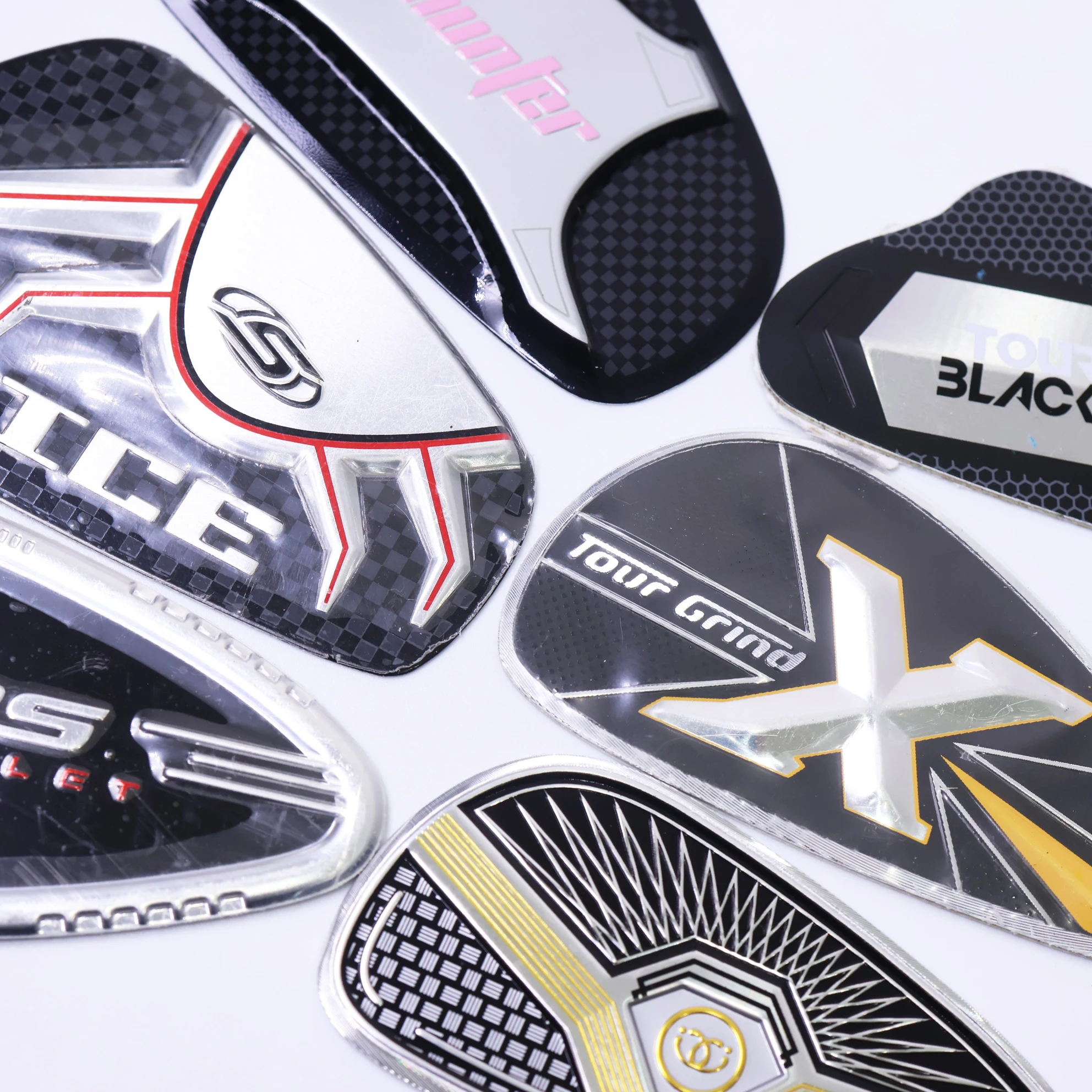 OEM Professional Golf Irons with Custom Logo High Quality Metal Crafts Golf Shaft Decal for Packaging Labels