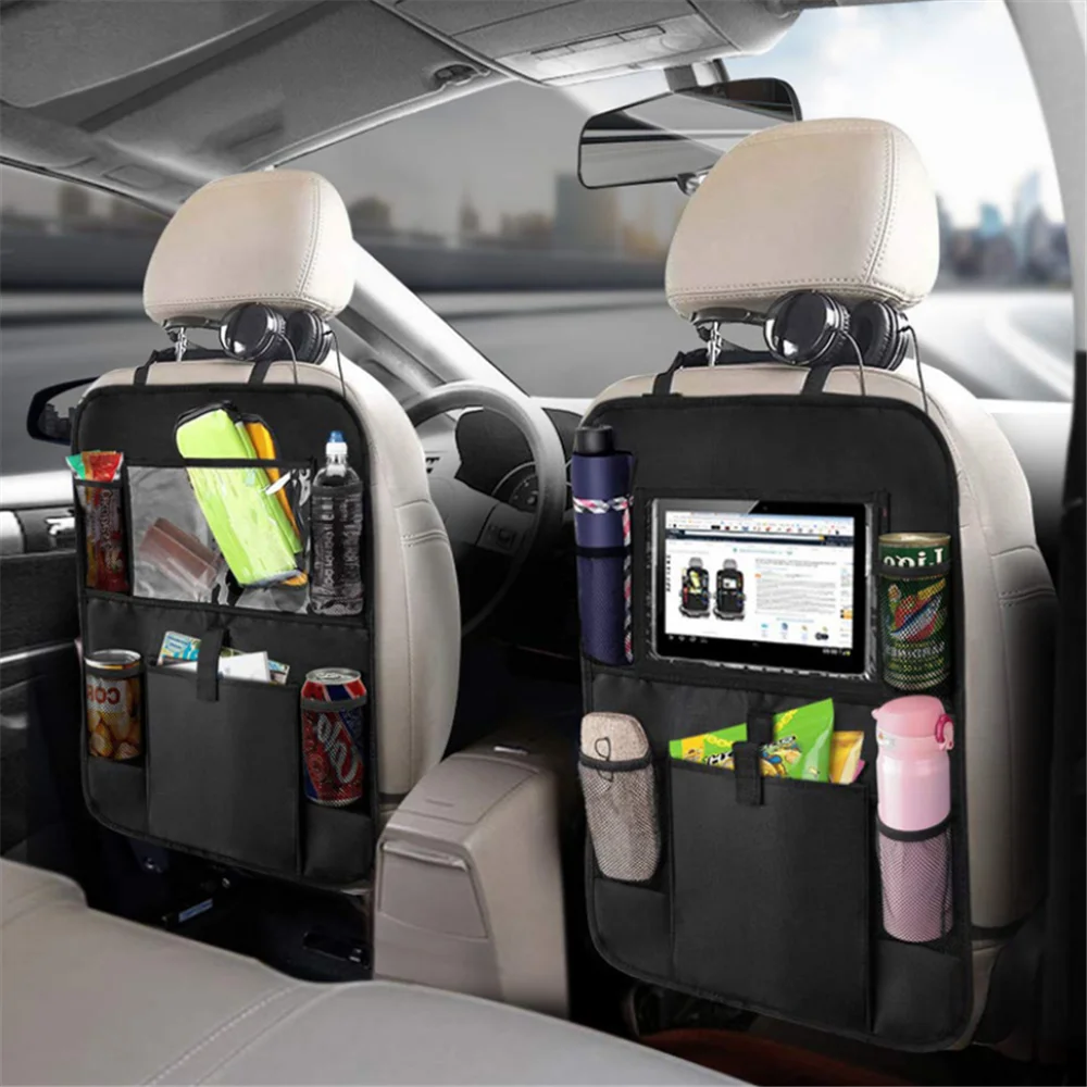 Universal Car Seat Back Organizer Multi-Pocket Storage Bag Holder Interior FM 