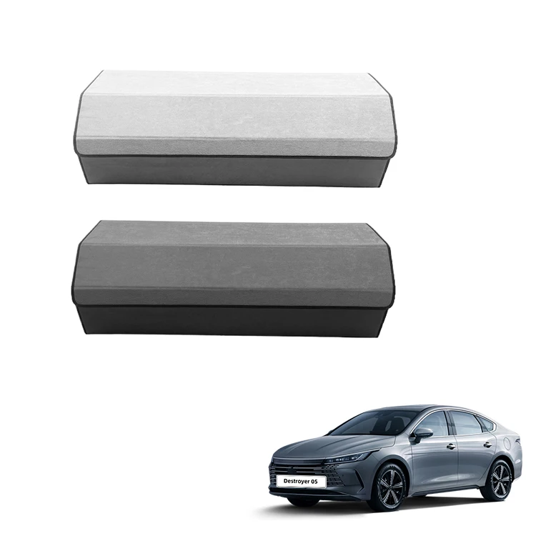 Car Rear Trunk Storage Box for BYD Destroyer 05 Accessories Chazor Roughout Trunk Storage Organizer Box Interior Accessories