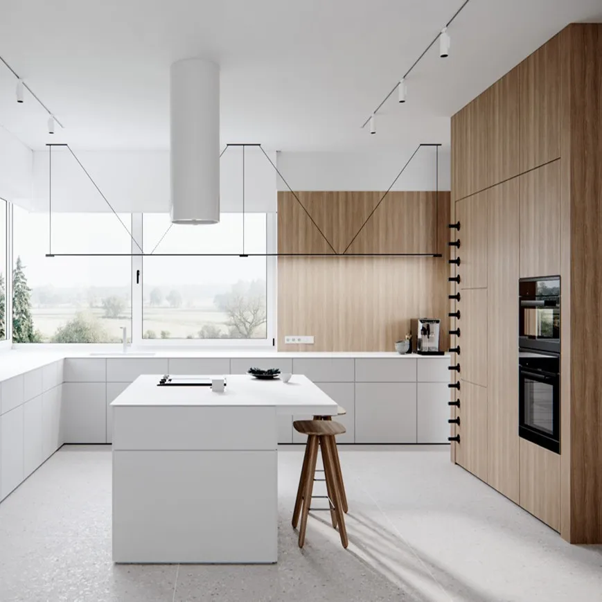 Modern Design Kitchen Cabinet High Gloss Kitchen Cabinet Door Lacquer ...