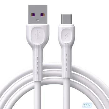 Hotriple A1M 2.4A 1M PVC Micro USB Data Cable Fast Charging Android V8 Smart Mobile Phone Cable Microphones Fastcharging cable