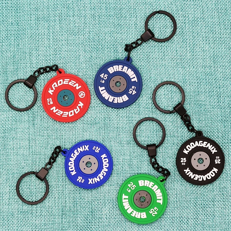 PVC Rubber Keychain Customized Printing Designs