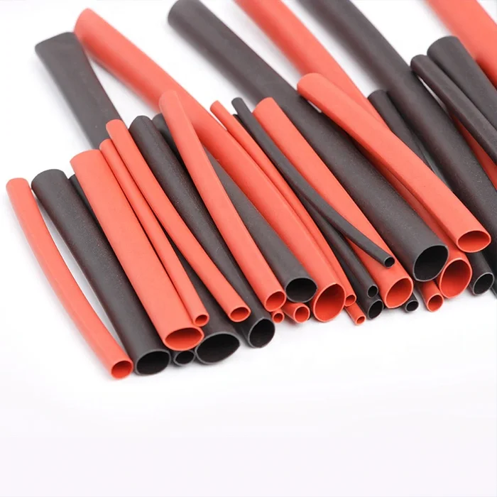 125 degrees temperature resistant multi-color cut insulation sleeve heat shrink tube