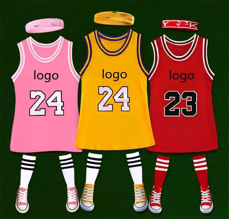 Wholesale RTS 2022 new summer Wholesale High Quality Children Basketball  Jersey Dress Baby Girls Summer Dresses For Little Kids And Adult From  m.
