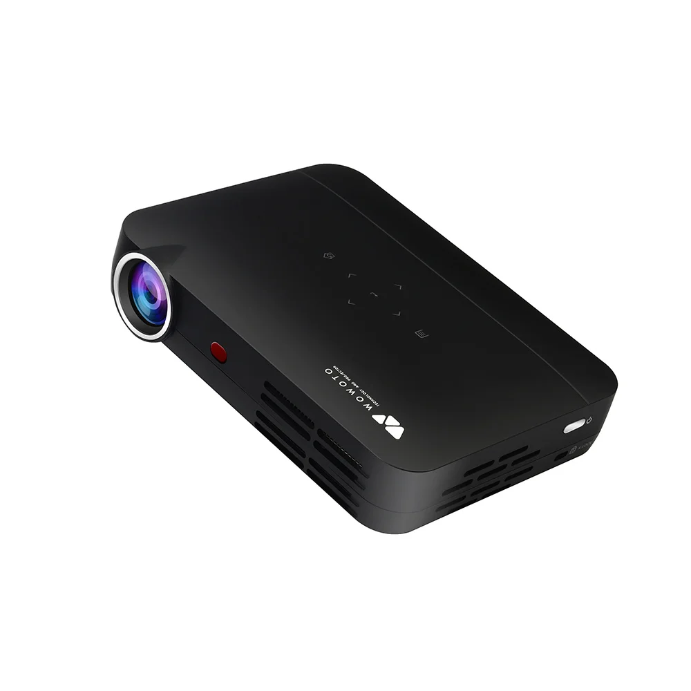 WOWOTO Wireless Portable DLP Projector – 500 ANSI Lumens, Android