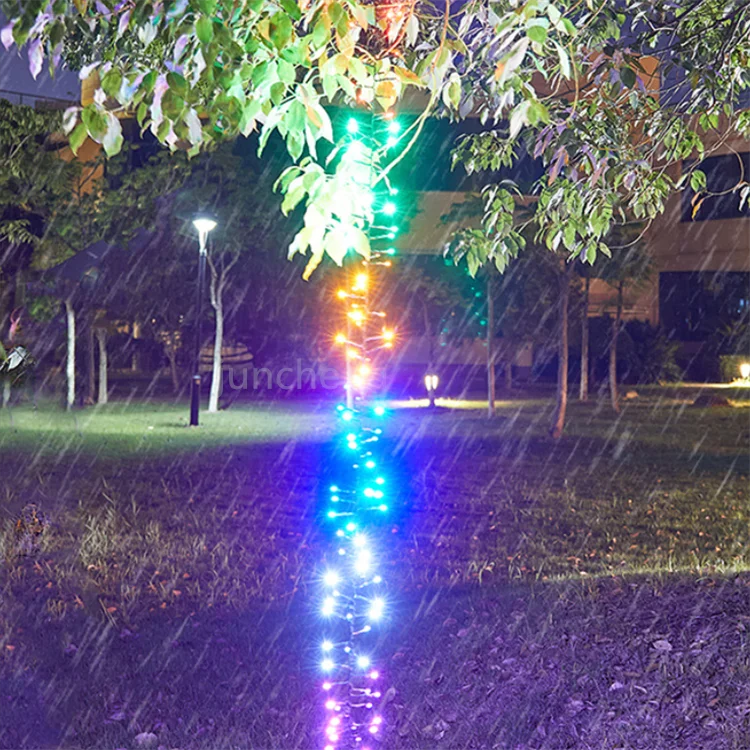 Outdoor Firecracker Led Cluster String Lights Christmas Festival Decoration Lights Led Strings