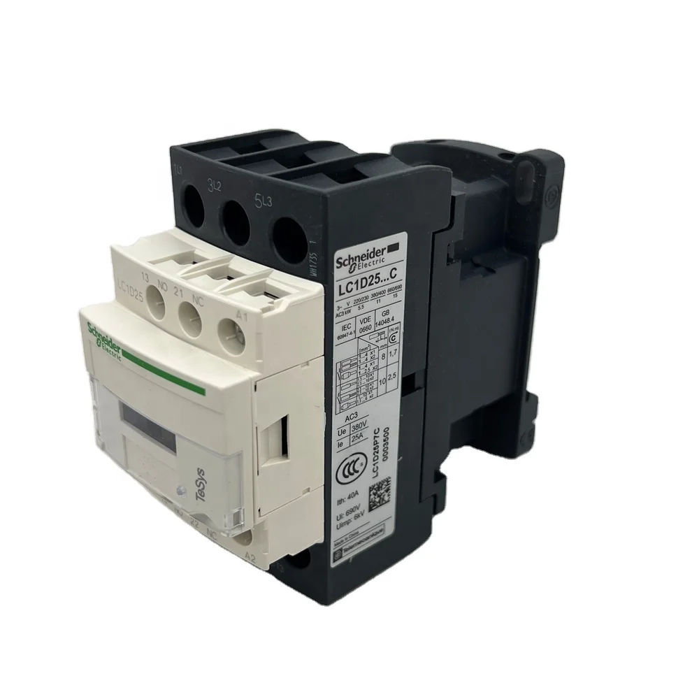 Telemecanique LC1D25P7C Contacto AC 3P 25A 230V 50 60Hz 11KW 380V