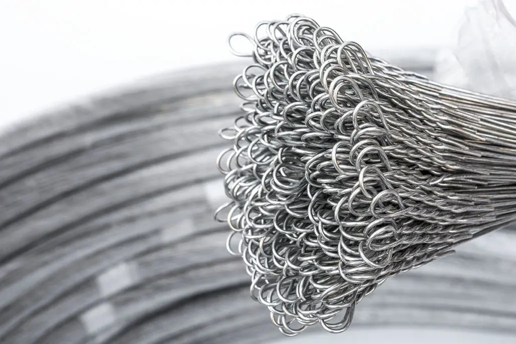 Single Loop Bale Ties Wire to bundle up garbage