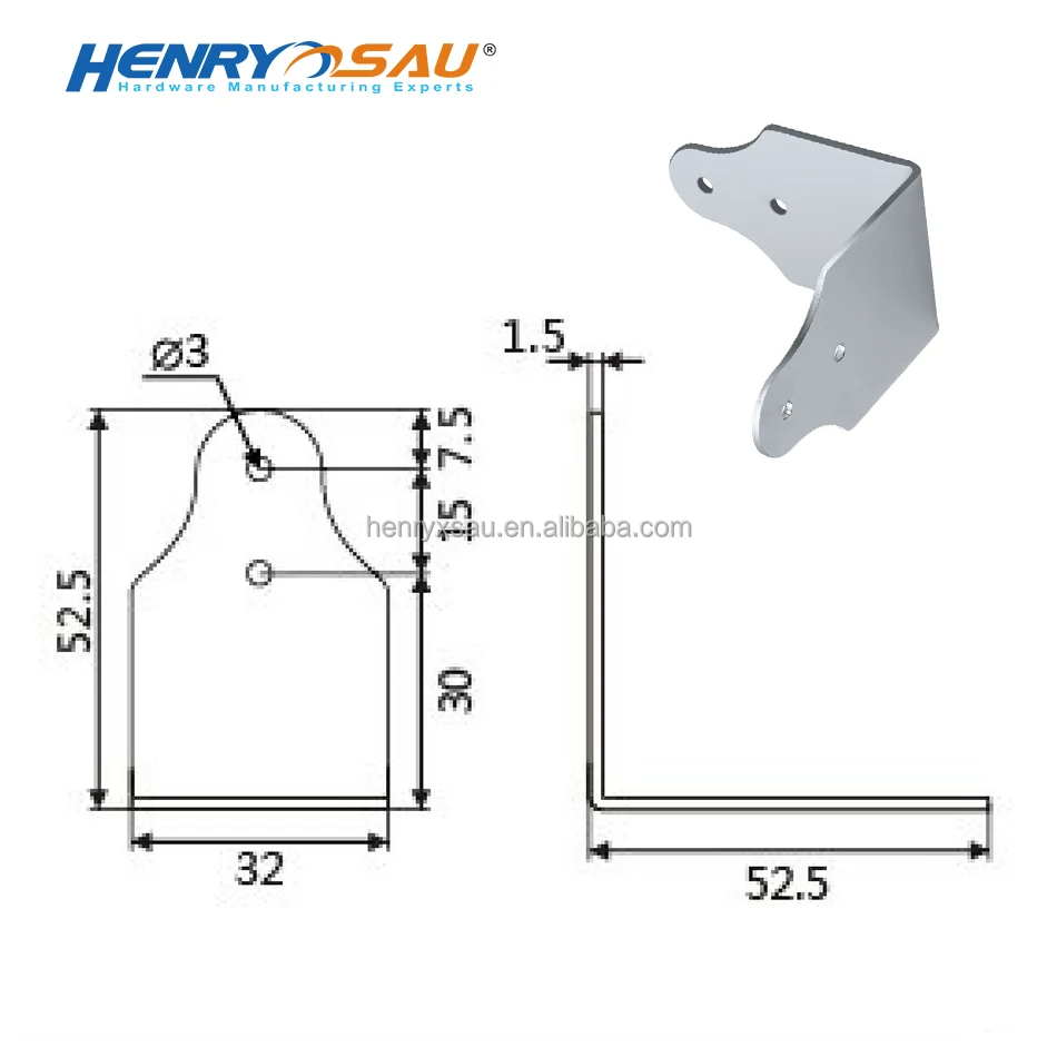 Metal Corner Protector for Tool Box Galvanized Corner Flight Case