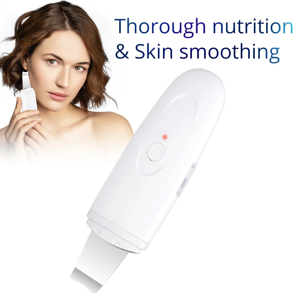 Handheld Professional Handheld Skin Scrubber Sound Wave Ion Device Lifting and Tightening