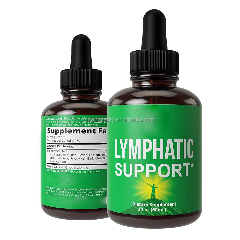 Lymphatic Drainage Drops Sugar Free 7in1 Lymph Detox And Cleanse
