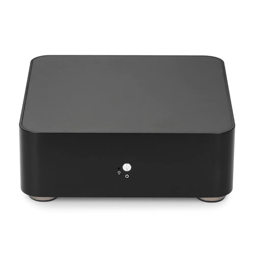 Корпус для ПК RGeek L65, алюминиевый корпус, корпус для компьютера без вентилятора, корпус для ПК с USB 3,0 HTPC Mini ITX