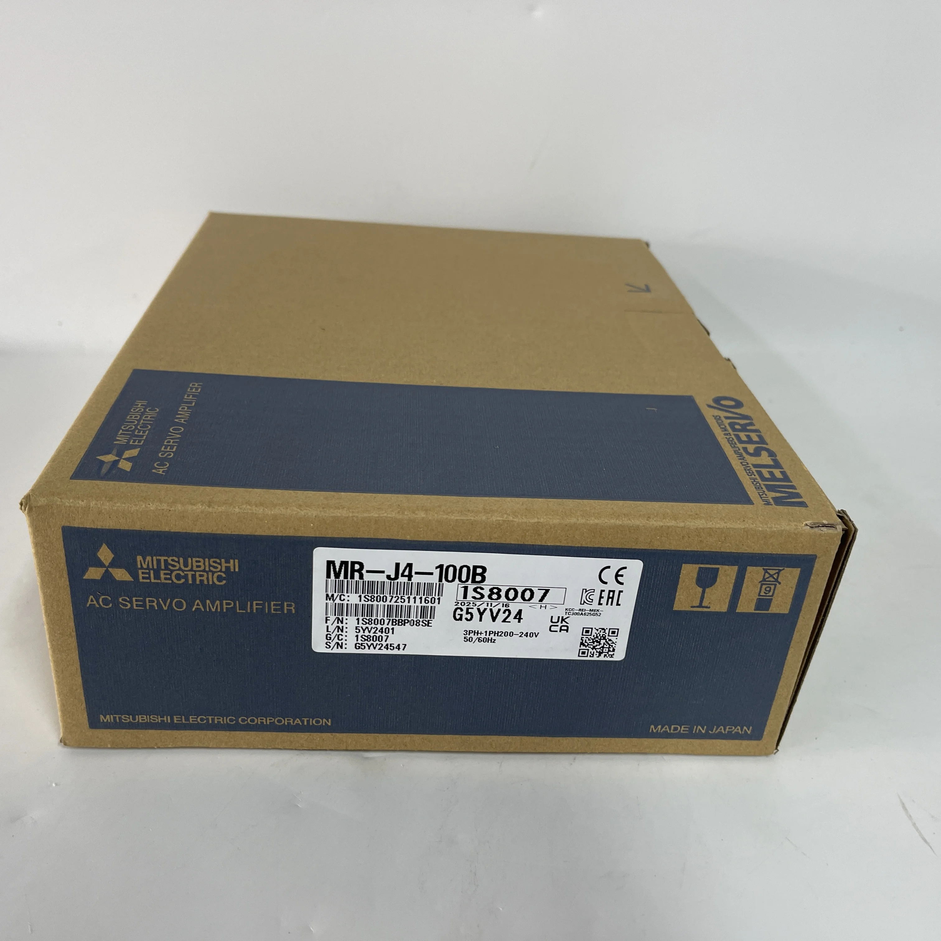 MITSUBISHI AC Servo Amplifier MR-J4-100B MITSUBISHI AC Servo Amplifier MR-J4-100B