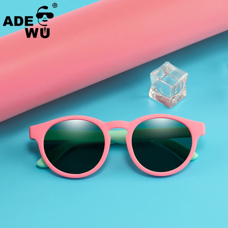 round frame polarized sunglasses