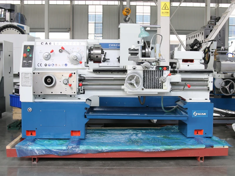 Good Quality Conventional Precision Horizontal Metal Lathe Machine CA6140B Lathe Machine Tools Belt Driven Lathe Price Machine