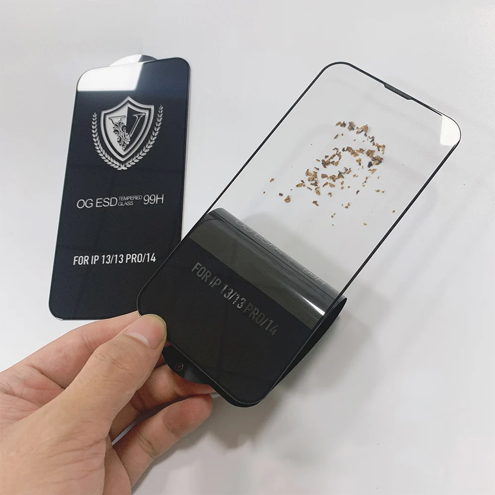 99H ESD Tempered Glass Screen Guard for Iphone 11-15 Pro Max