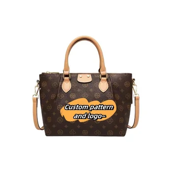 2024 Vintage classic personal custom designer leather custom pattern lvs women's handbag