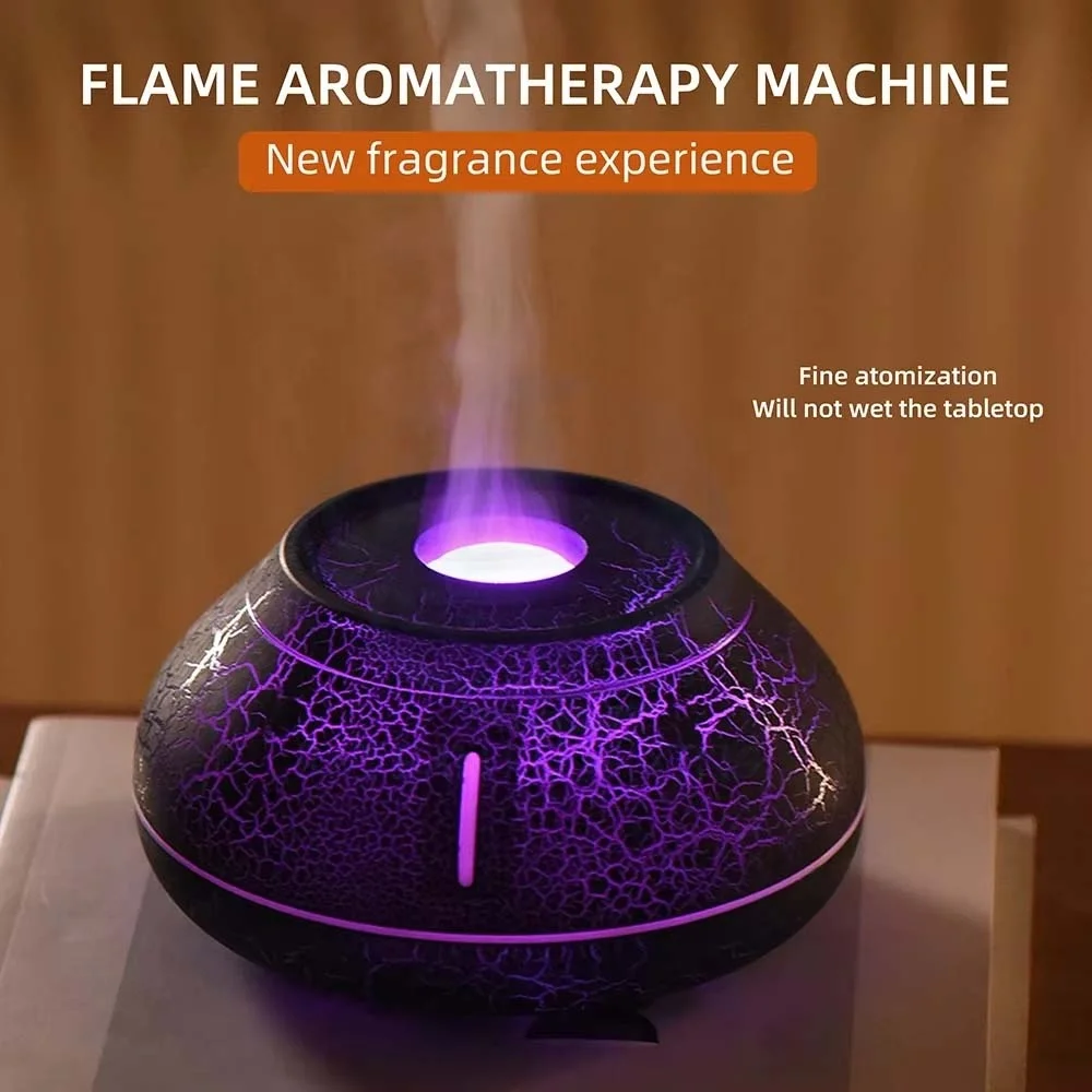 New Flame Aromatherapy Machine Simulation Fire Sprayer USB Home Bedroom Humidification Fragrance Ambient Light 6