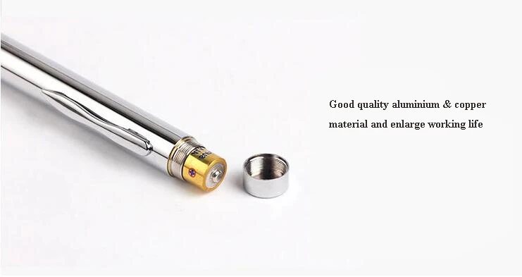 Copper Material Red Laser Pointer with Dot Effect
