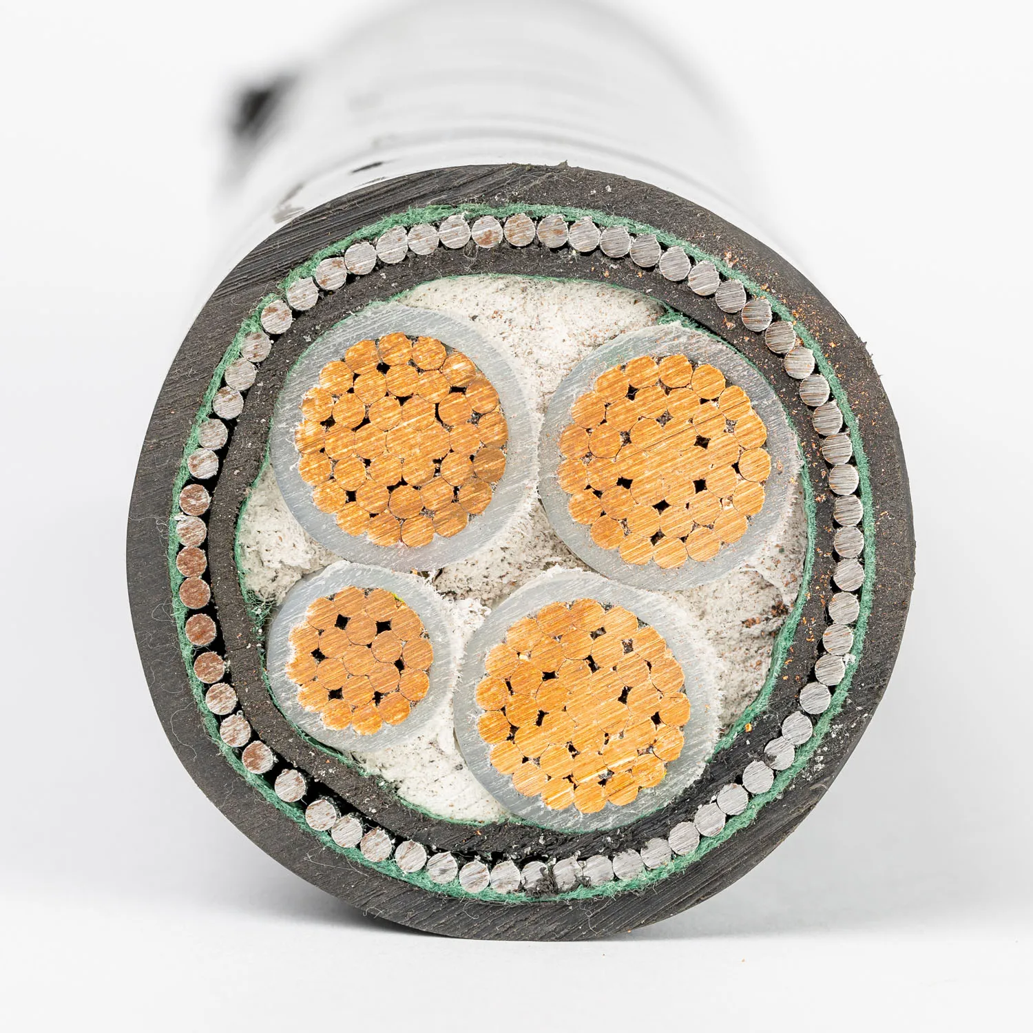 NYY  Cu/XLPE/PVC/Swa 15kv/35kv 240mm copper conductor insulated armored electrical power cable