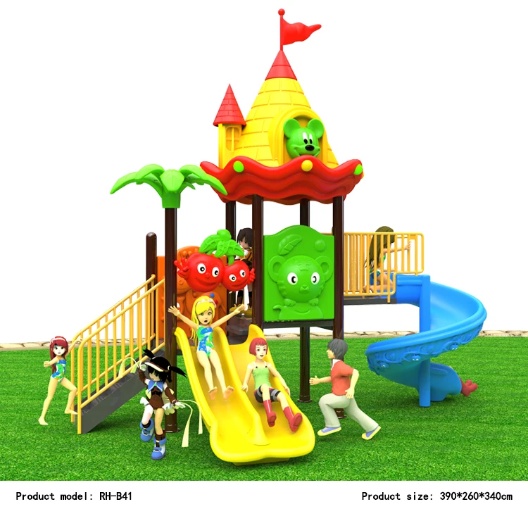 Factory Price Children Outdoor Play Equipment Kids Gym Playground Slide