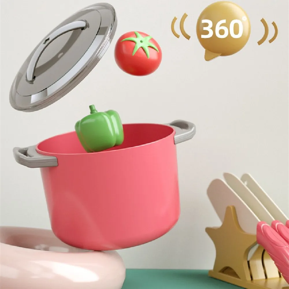 Оптовая продажа Детская модель 31 шт. кухонные игрушки набор кастрюль для приготовления пищи на заказ детей развивающая игрушка «сделай