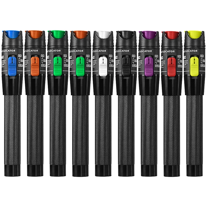 COMPTYCO 1-50mw fiber optic test pen detector red light source breakpoint detector laser pen VFL 1-50km visual fault locator