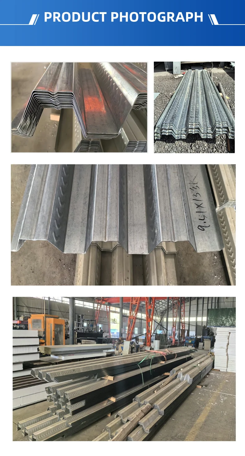 690 floor bearing plates/Cold Rolled Galvanized Metal Floor Steel Decking Sheet for Concrete Slab manufacture