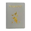 Funda para pasaporte-Gris