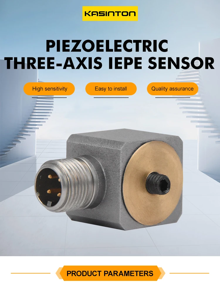 JSDE30010 The Triaxial Iepe Acceleration Sensor Is Isolated And The Anti-Interference Vibration Sensor Is Installed supplier