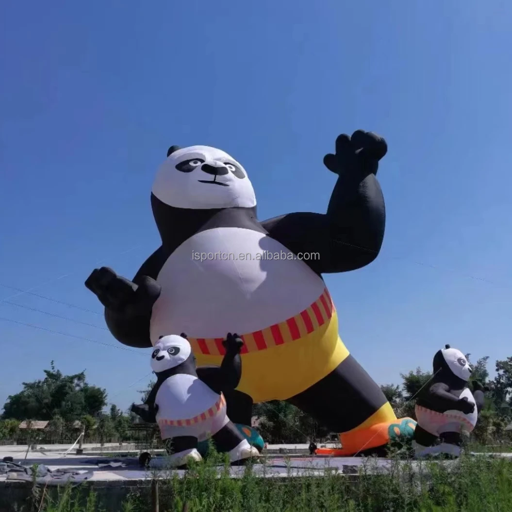 Oxford Cloth Chinese Kung Fu Panda Inflatable Model - Buy Chinese Kung
