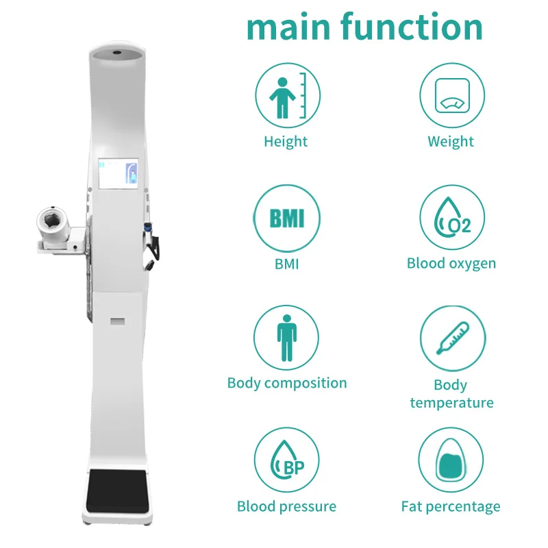 product electron supermarket digital printing floor weighing human height weight measurement scale-64