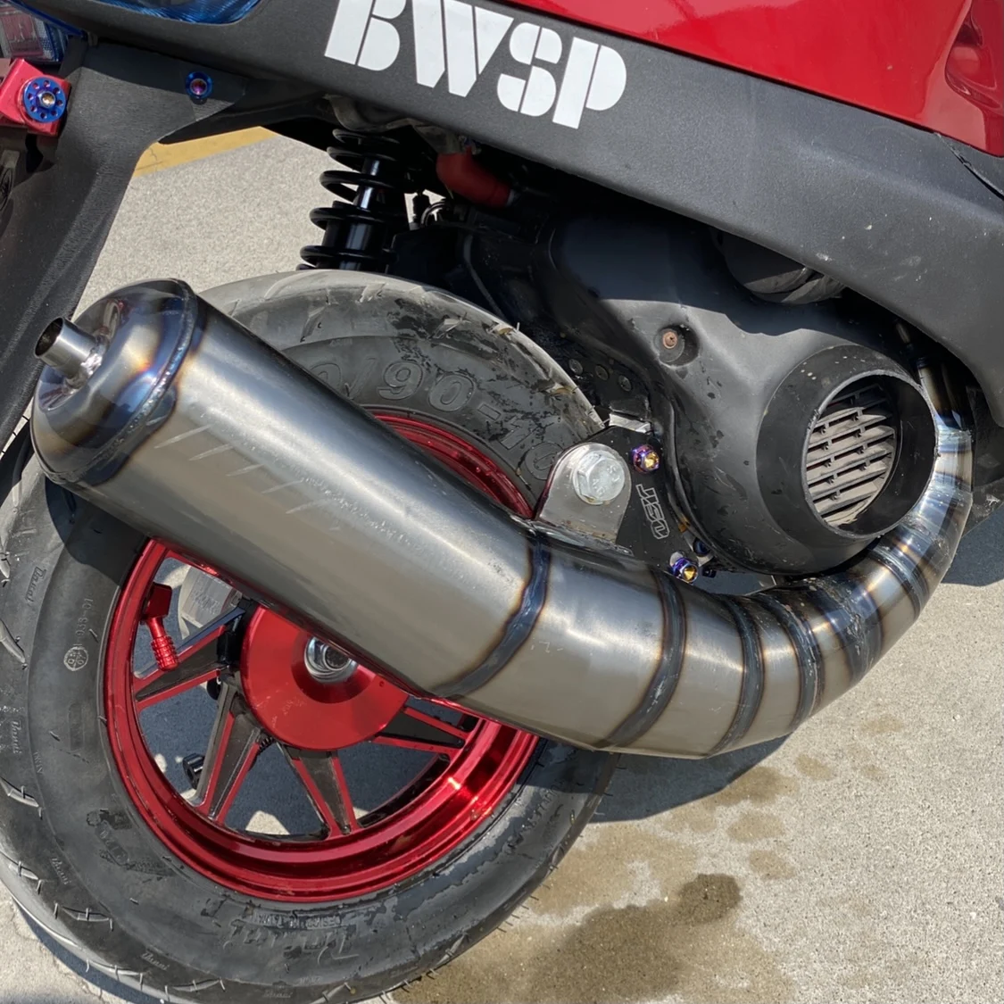 ししし品 90cc レーシング スクーター排気システム ディオ AF18 AF25 AF28