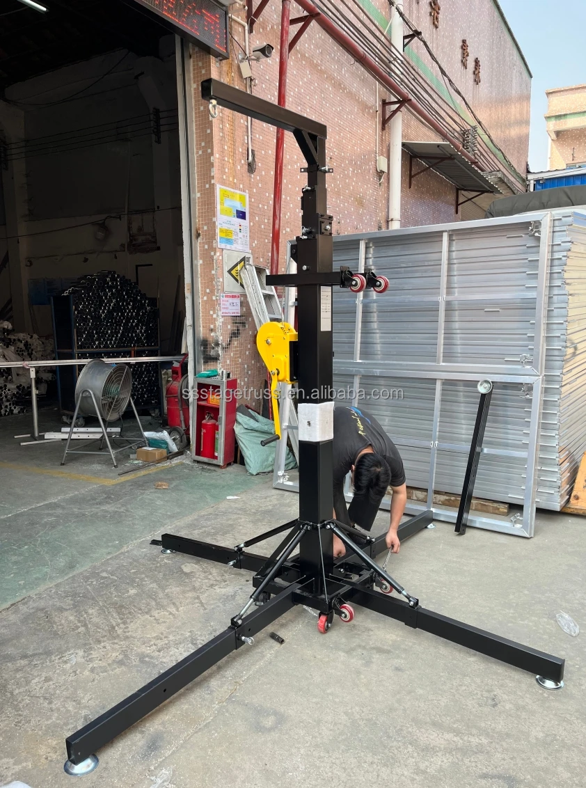 product stage lighting stand professional par light moving head light stand with tripod 4m 60kg lifting stand928-8