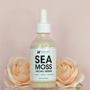 Private Label Skincare Set  Sea Moss Facial Serum Liquid Whitening  with Niacinamide and Herbal Extract for Face 60ml Home Use