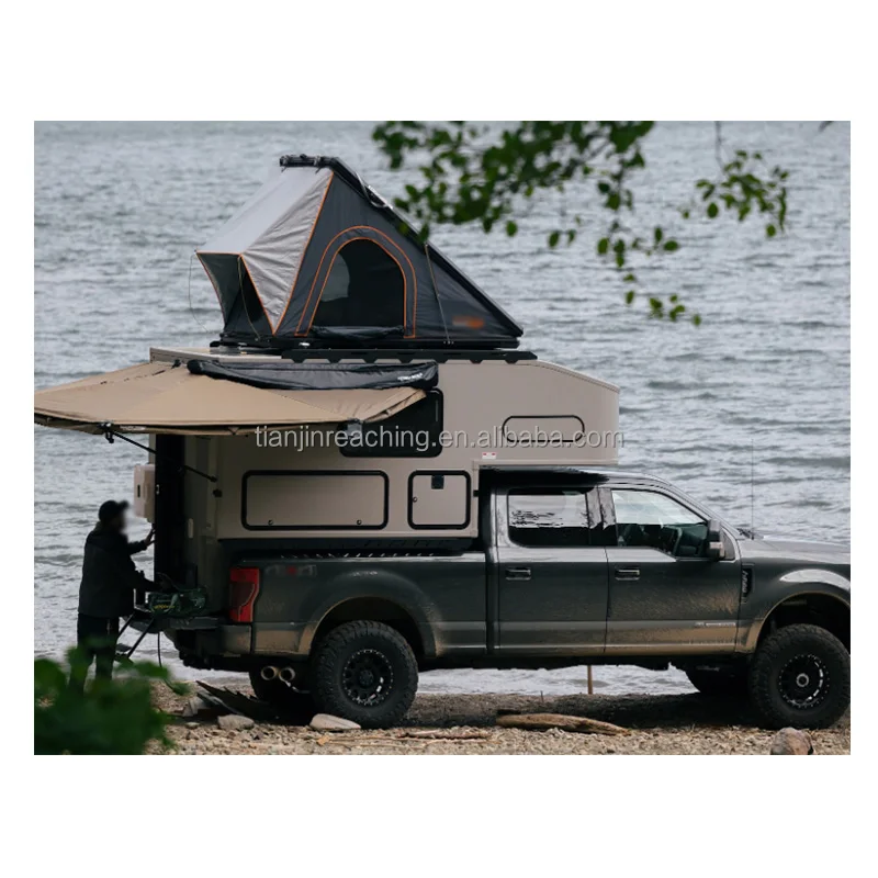 2024 Reaching Standard Expedition Truck Bed Camper For Pickup With Ac