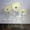 Fleur simple jaune-60 cm