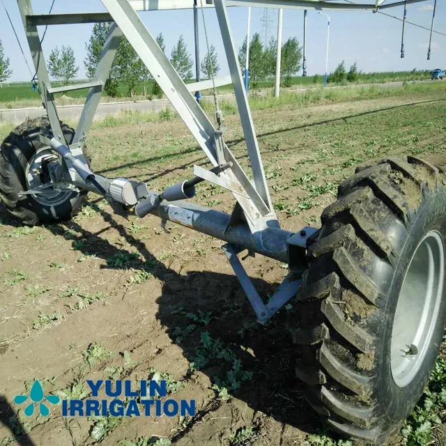Digital Automatic 50ha  Metal Gearbox/Motor Core Components Center Pivot Farm Irrigation Systems with Submersible Pump