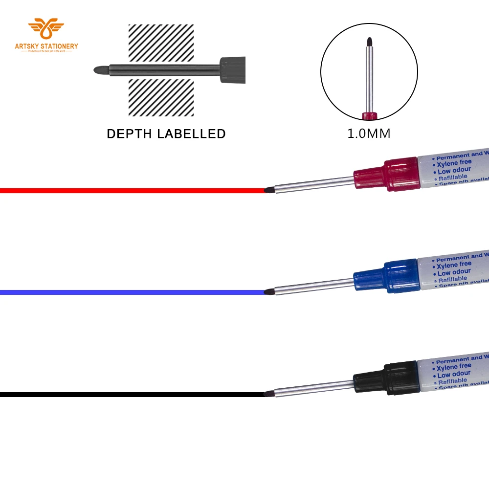 long nib marker for deep hole