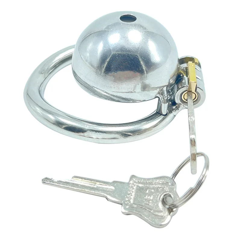 Wearing Chastity Lock For Men And Adults