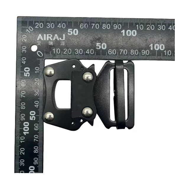 Aluminum 45mm Inner Width Quick Release Metal Strap Tactical Belt Glasses Rope Buckle