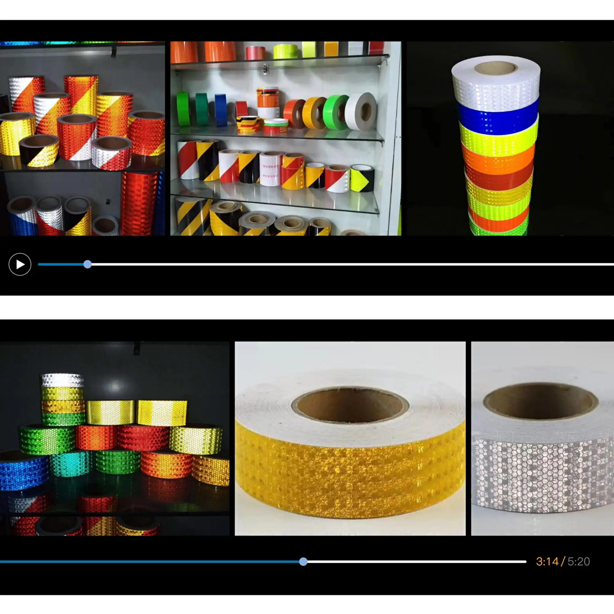 Цветная светоотражающая лента высокой видимости, светоотражающая виниловая лента