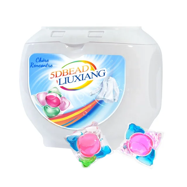 Customized OEM ODM High Concentrated Eco Friendly Organic Perfume Detergent Laundry Pods 5 In 1