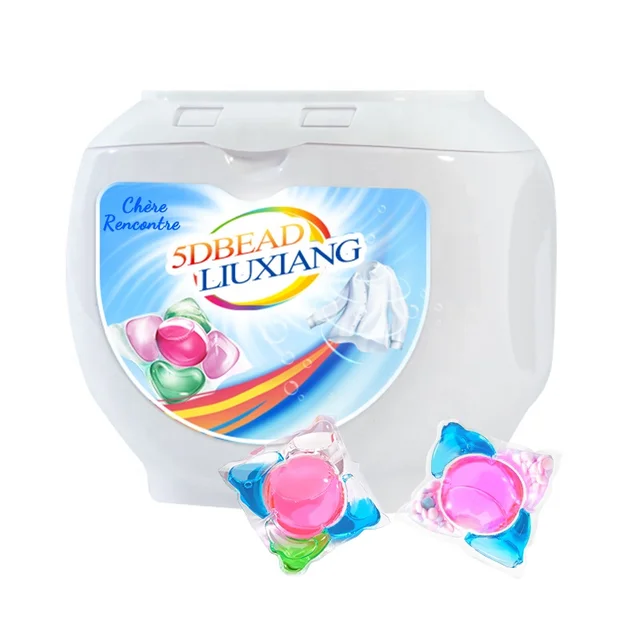 High Concentrated Eco Friendly Organic Perfume Detergent Laundry Pods 5 In 1