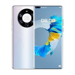 Smart Phone For Mate40Pro + 24.0MP 50MP 1440*3088 GSM WCDMA LTE 5G OLED Android Phone