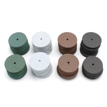 Dental Lab Rubber Silicone Polishing Wheels Fine Coarse Polisher Disc