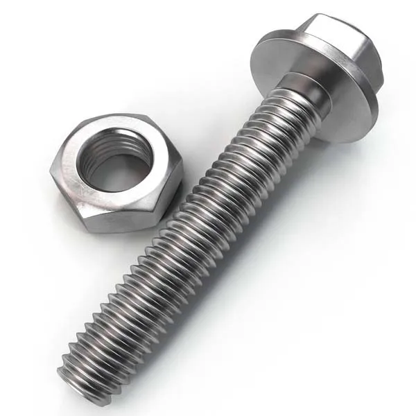 Boulon &agrave; bride personnalis&eacute; de 32mm taille 3/8 acier zingu&eacute; taille de filetage m7 boulon de 30mm de long &Eacute;crou &agrave; bride en acier inoxydable SUS316