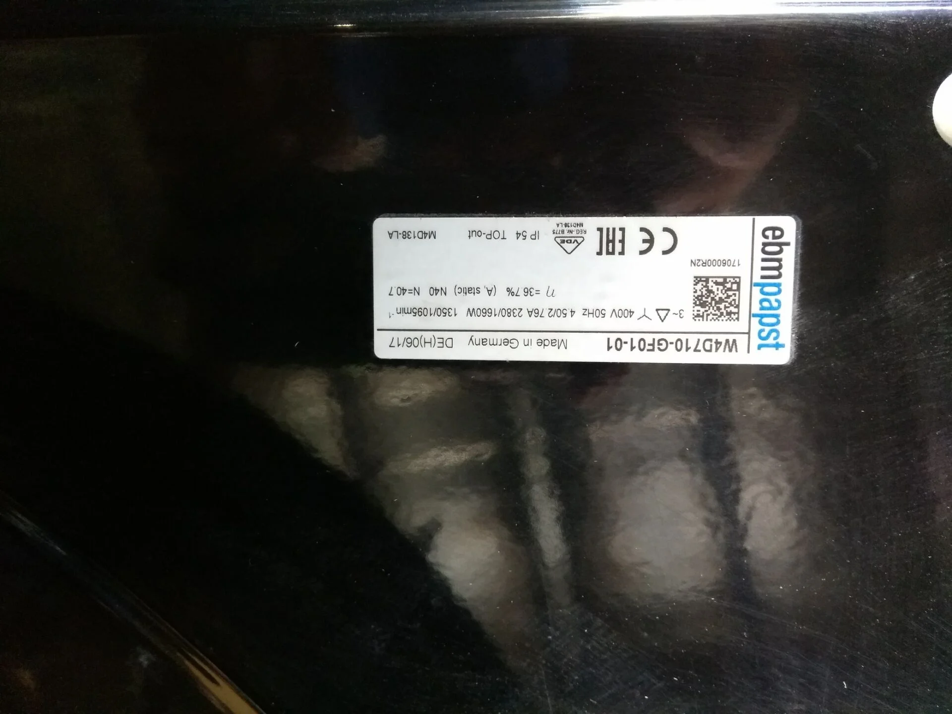 Ip54 Ball Bearing, W4D710-GF01-01, 400V, 1350RPM, 4.5A - detail 10