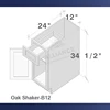H Oak Shaker-B12
