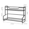 Carbon black double-layer storage rack